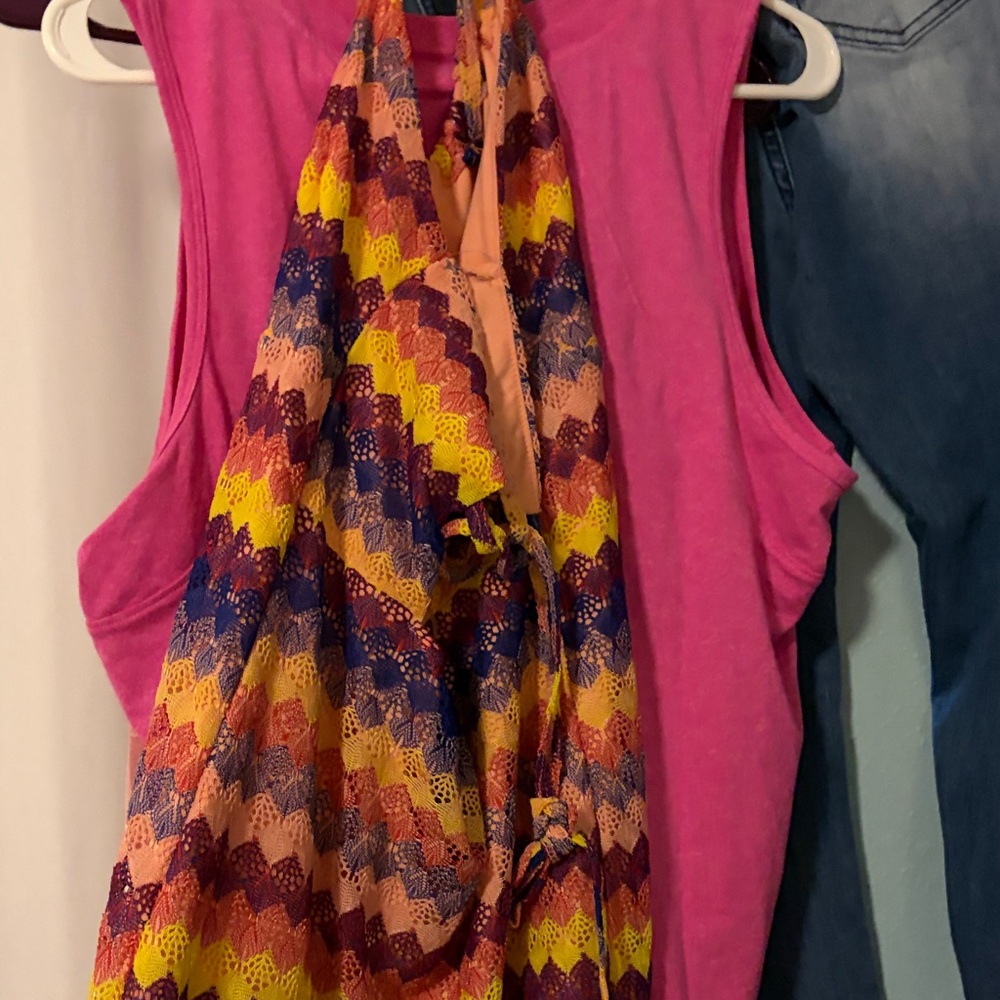 Wild Fable Multicolor Backless Dress - Picture 4 of 9